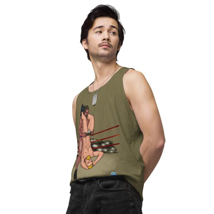 Men’s premium tank top - Pile Driver - Image 34