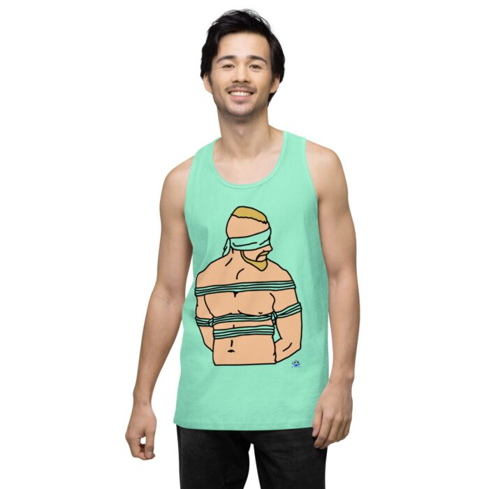 Men’s premium tank top - Bound and Blindfolded - Image 24