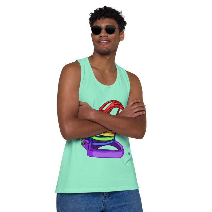 Men’s premium tank top - Chastity Cage - Image 46