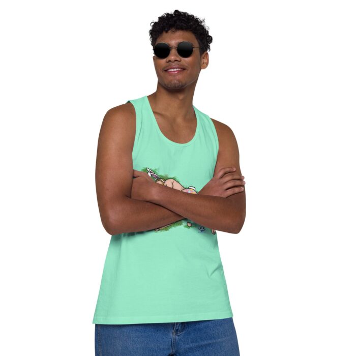 Men’s premium tank top - Egg Hunt - Image 20
