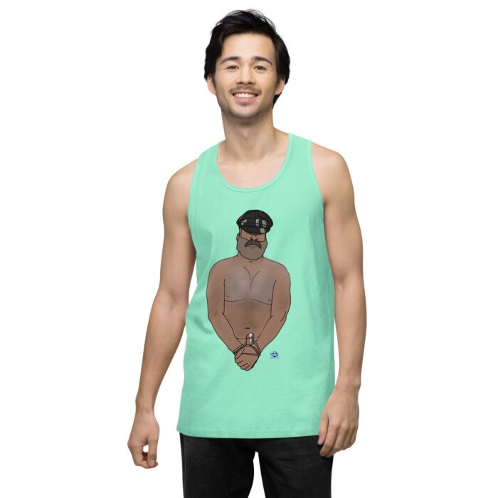 Men’s premium tank top - Hairy Daddy - Image 24
