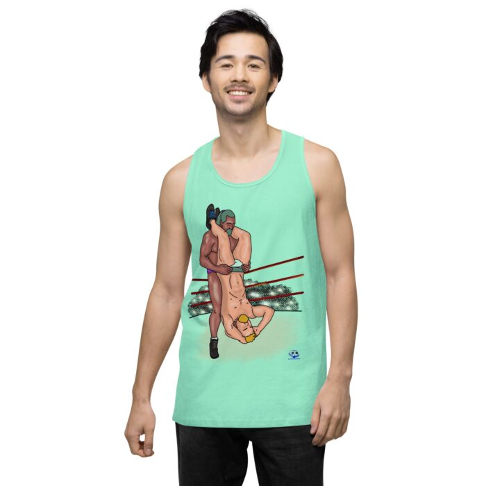 Men’s premium tank top - Pile Driver - Image 57
