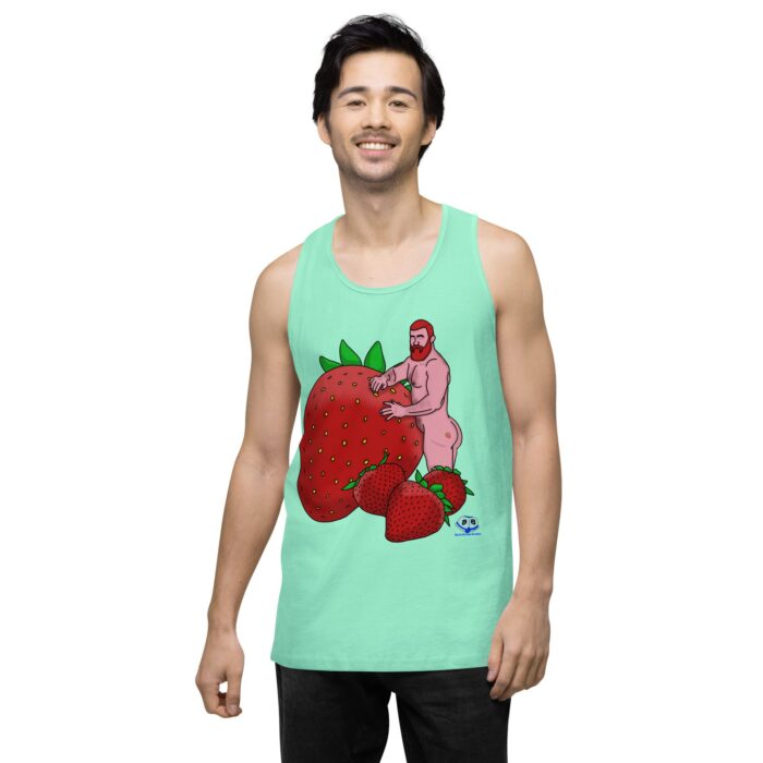 Men’s premium tank top - Red and Wild - Image 24