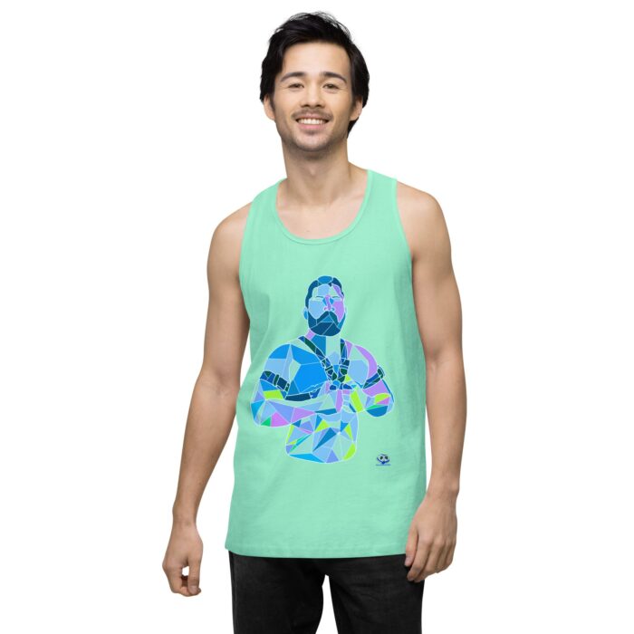 Men’s premium tank top - Shattered - Image 24
