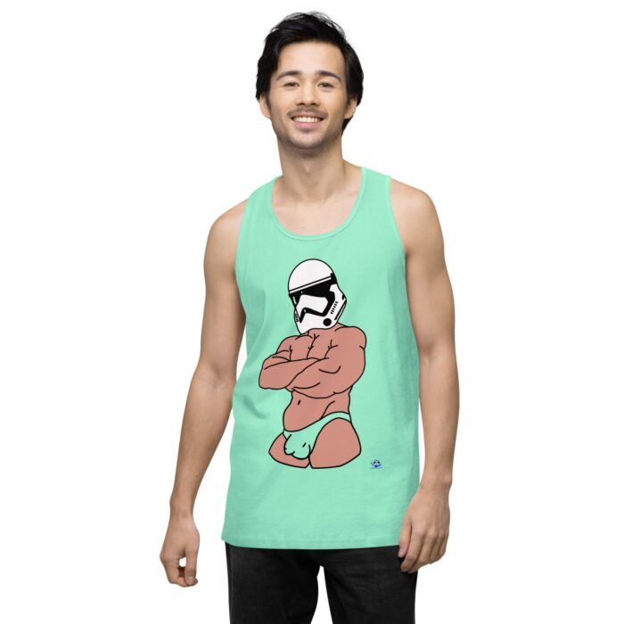 Men’s premium tank top - Super Trooper - Image 24