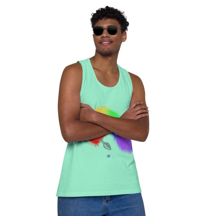 Men’s premium tank top - Tails - Image 24
