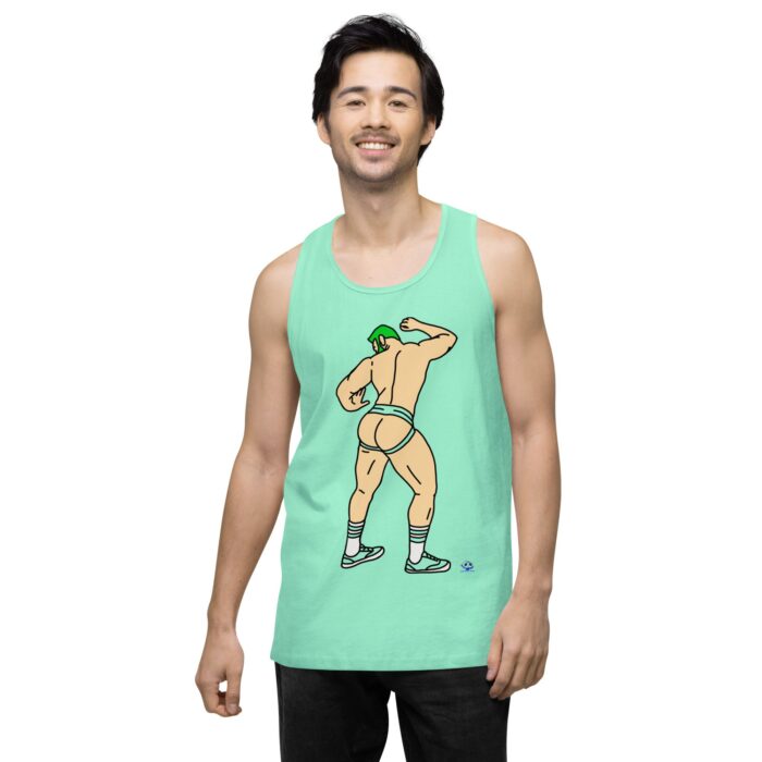 Men’s premium tank top - Up Against The Wall - Image 24
