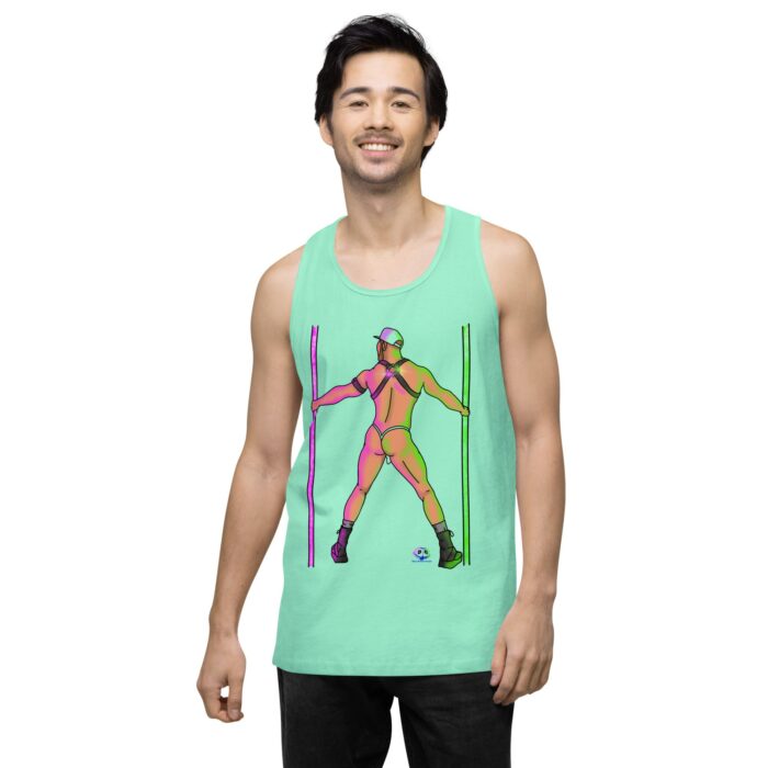 Men’s premium tank top - You Go-Go Boy - Image 57