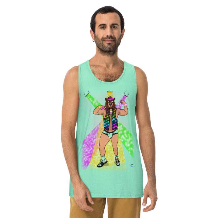 Men’s premium tank top - Circuit Bear