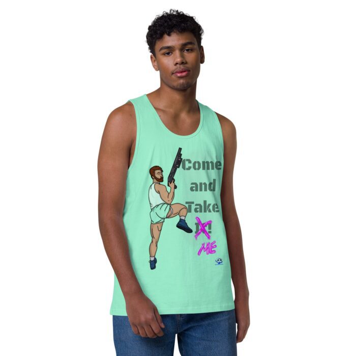 Men’s premium tank top - Come and Take Me - Image 19