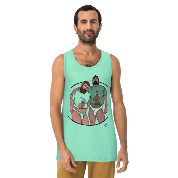 Men’s premium tank top - Cropped - Image 23