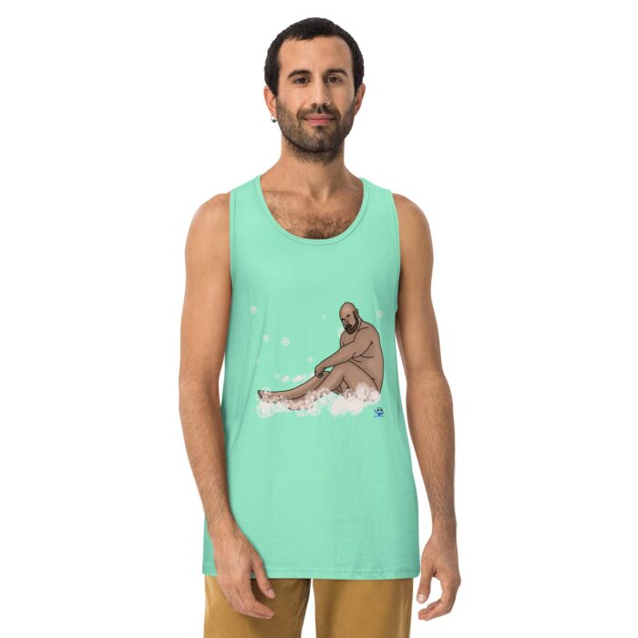 Men’s premium tank top - Dandelions - Image 23