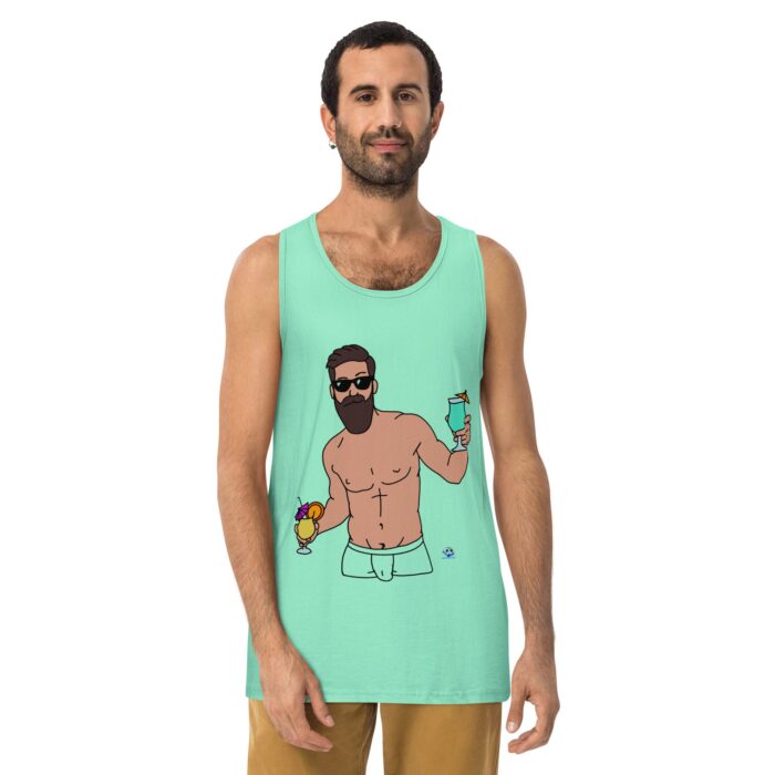 Men’s premium tank top - Drinks