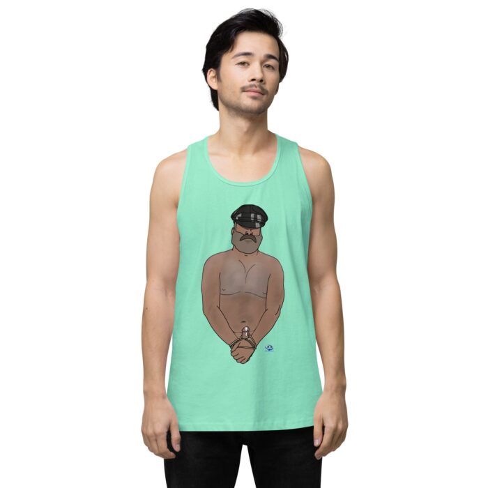 Men’s premium tank top - Hairy Daddy - Image 23