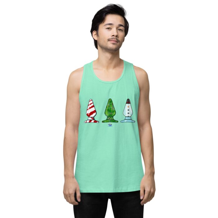 Men’s premium tank top - Holiday Butt Plugs - Image 56