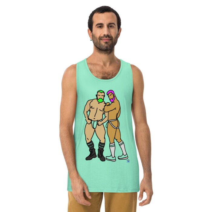 Men’s premium tank top - Jock Buddies - Image 23