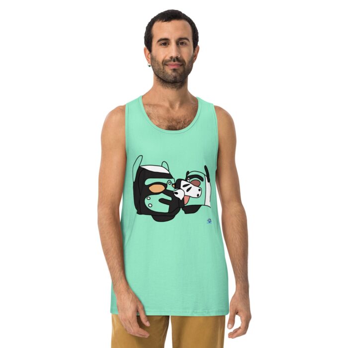 Men’s premium tank top - Lick - Image 12