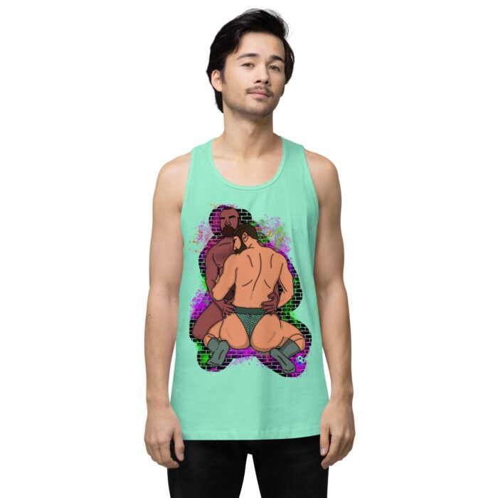 Men’s premium tank top - Mesh - Image 23
