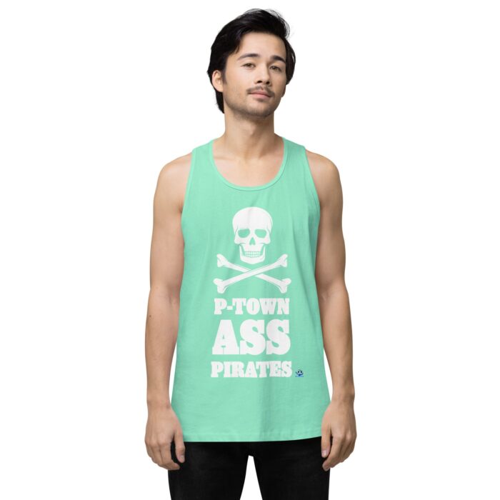 Men’s premium tank top - P-Town Ass Pirates - Image 23