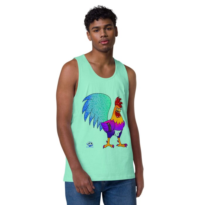 Men’s premium tank top - Pecker - Image 23