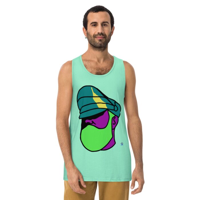 Men’s premium tank top - Pop Art Daddy - Image 12