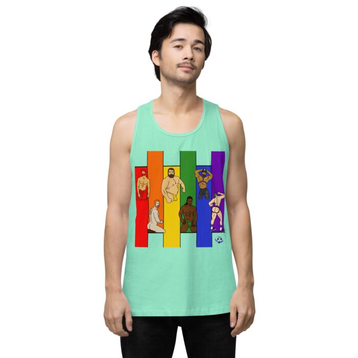 Men’s premium tank top - Pride Columns