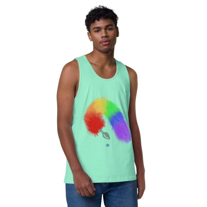 Men’s premium tank top - Tails - Image 23