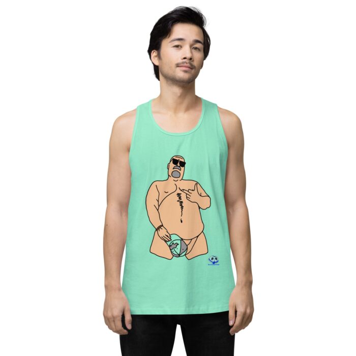 Men’s premium tank top - The Rhino - Image 56