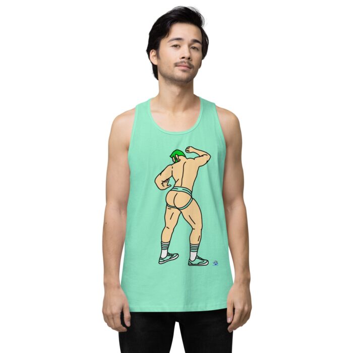 Men’s premium tank top - Up Against The Wall - Image 23