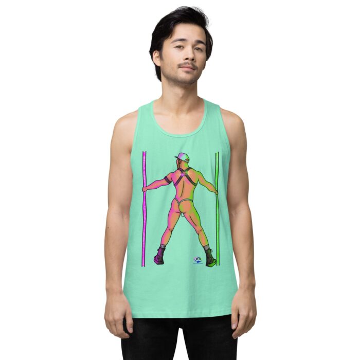 Men’s premium tank top - You Go-Go Boy - Image 56