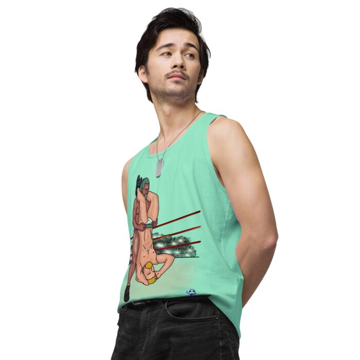 Men’s premium tank top - Pile Driver - Image 59