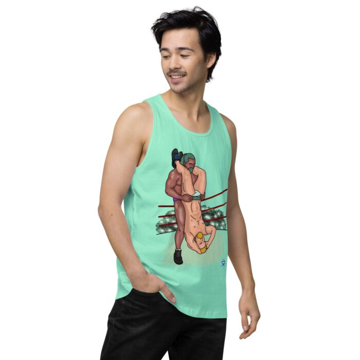 Men’s premium tank top - Pile Driver - Image 58