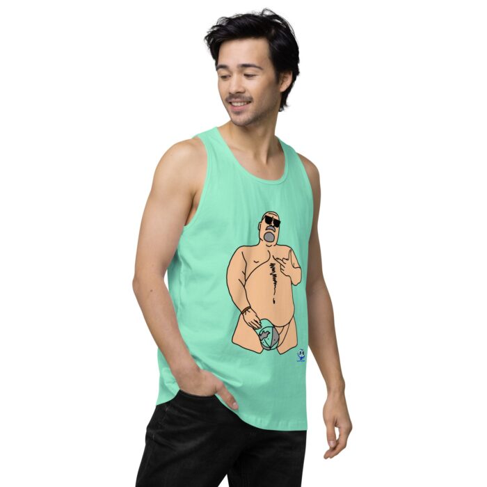 Men’s premium tank top - The Rhino - Image 58