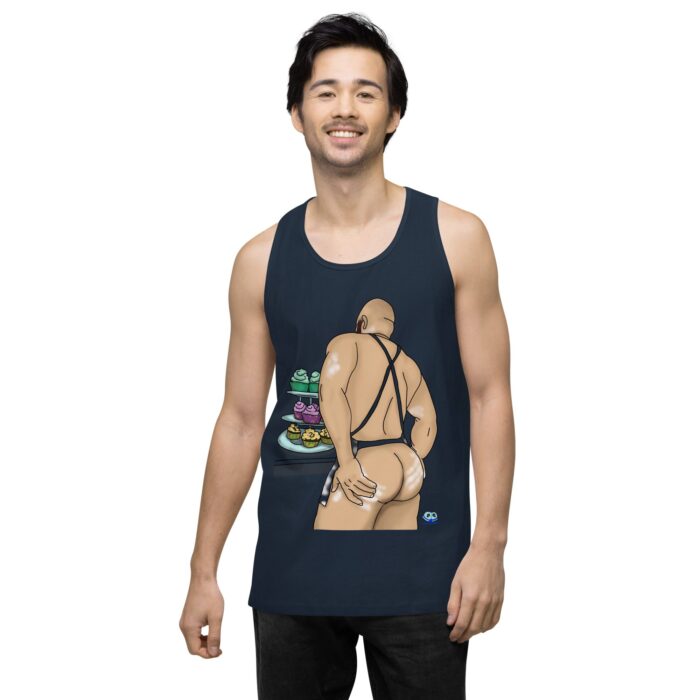 Men’s premium tank top - Cakes - Image 18