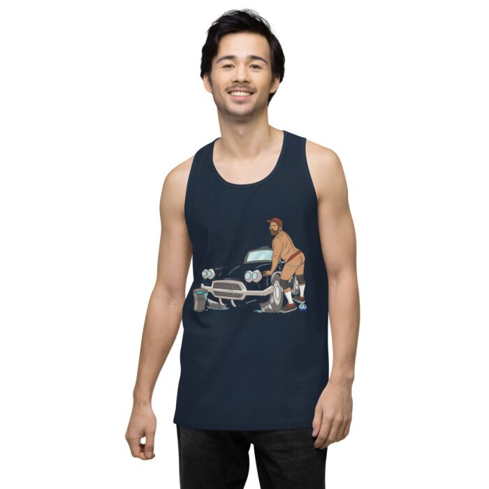 Men’s premium tank top - Car Wash - Image 18