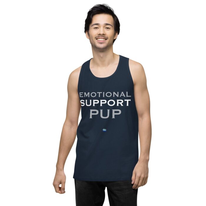 Men’s premium tank top - Emotional Support Pup - Image 18