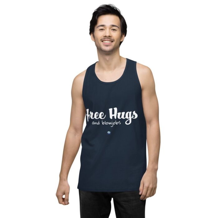 Men’s premium tank top - Free Hugs - Image 17
