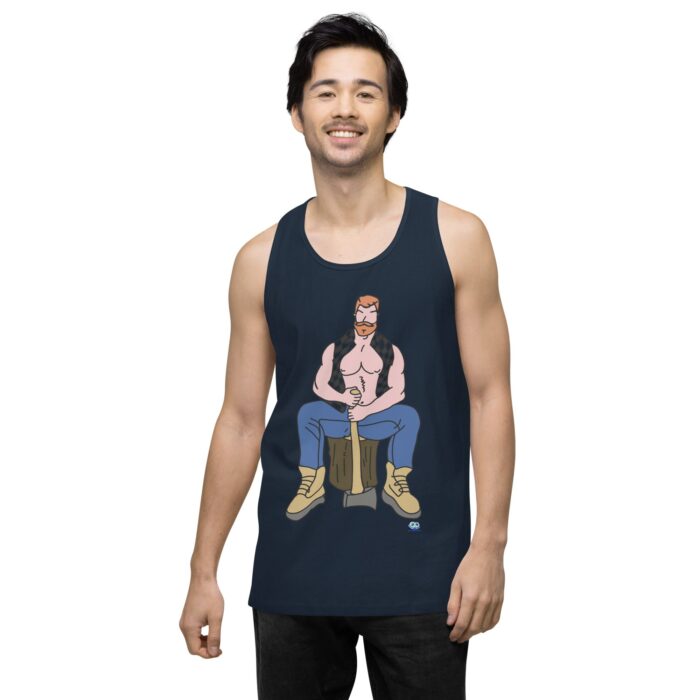 Men’s premium tank top - Lumberjack - Image 18