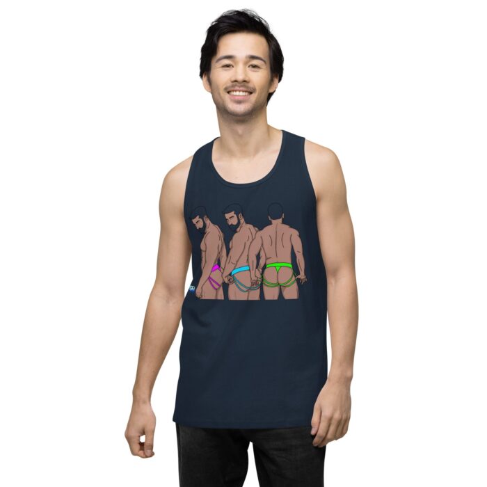 Men’s premium tank top - Neon Jocks - Image 9