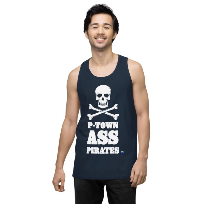 Men’s premium tank top - P-Town Ass Pirates - Image 8
