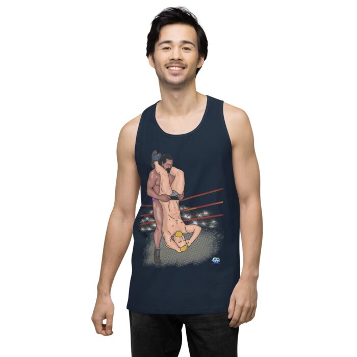 Men’s premium tank top - Pile Driver - Image 17