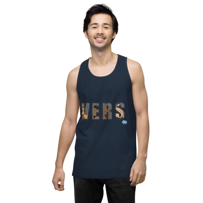 Men’s premium tank top - VERS Cutout - Image 9