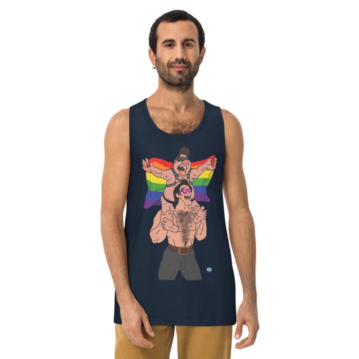 Men’s premium tank top - Beastly Buddies - Image 8