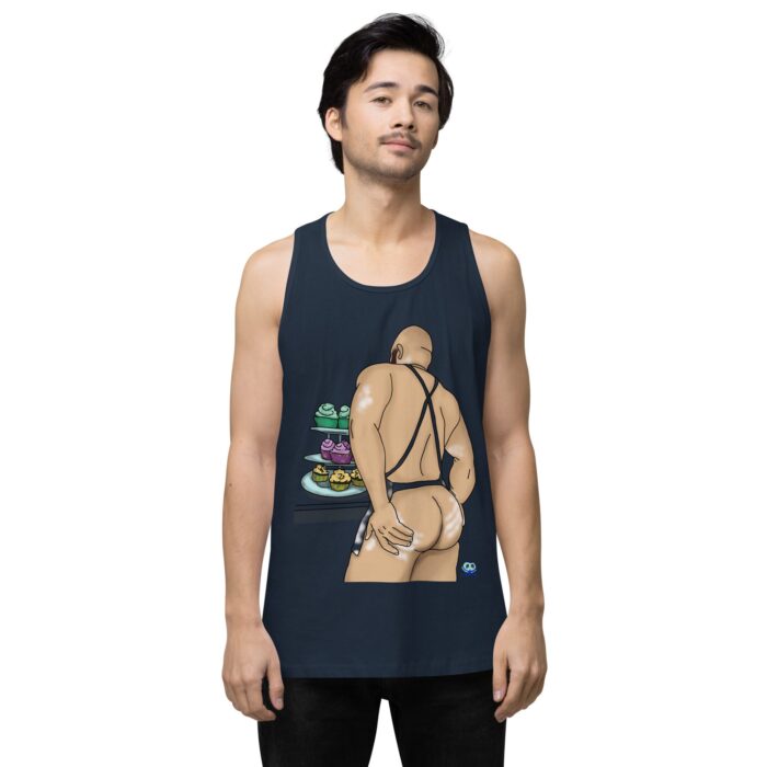 Men’s premium tank top - Cakes - Image 17
