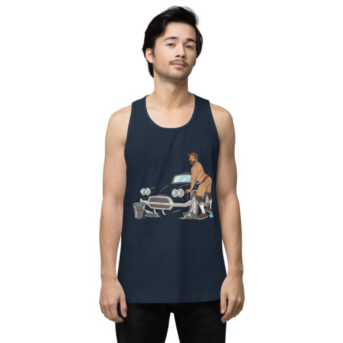 Men’s premium tank top - Car Wash - Image 17