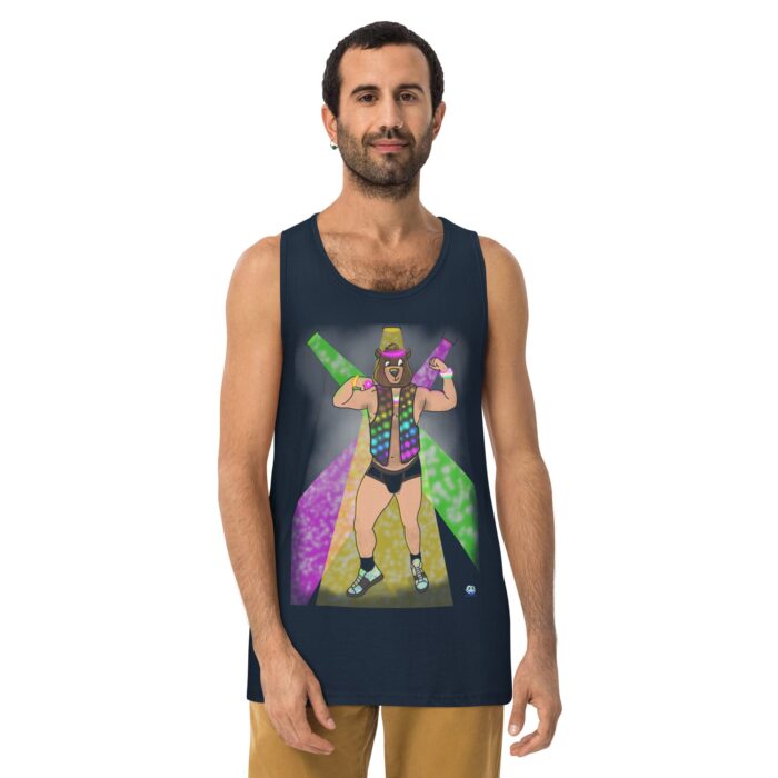 Men’s premium tank top - Circuit Bear - Image 5