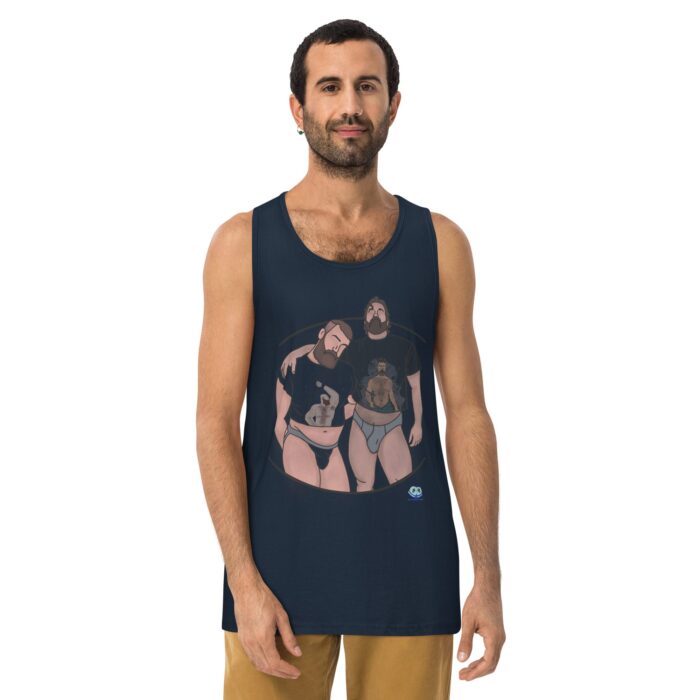 Men’s premium tank top - Cropped - Image 8
