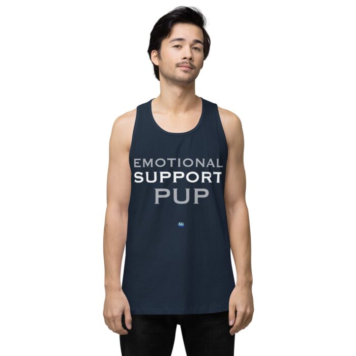 Men’s premium tank top - Emotional Support Pup - Image 17