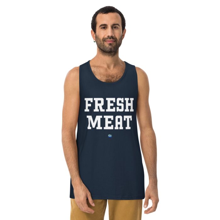 Men’s premium tank top - Fresh Meat - Image 5