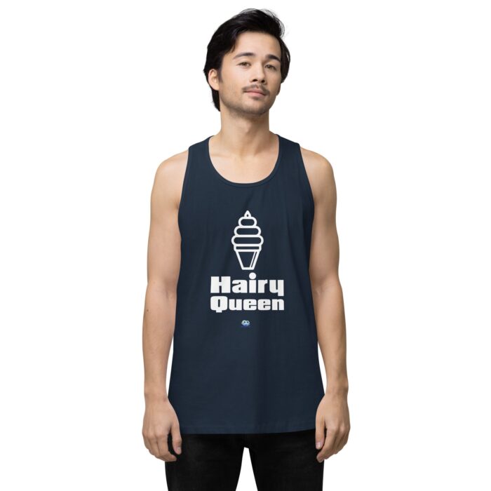 Men’s premium tank top - Hairy Queen - Image 8